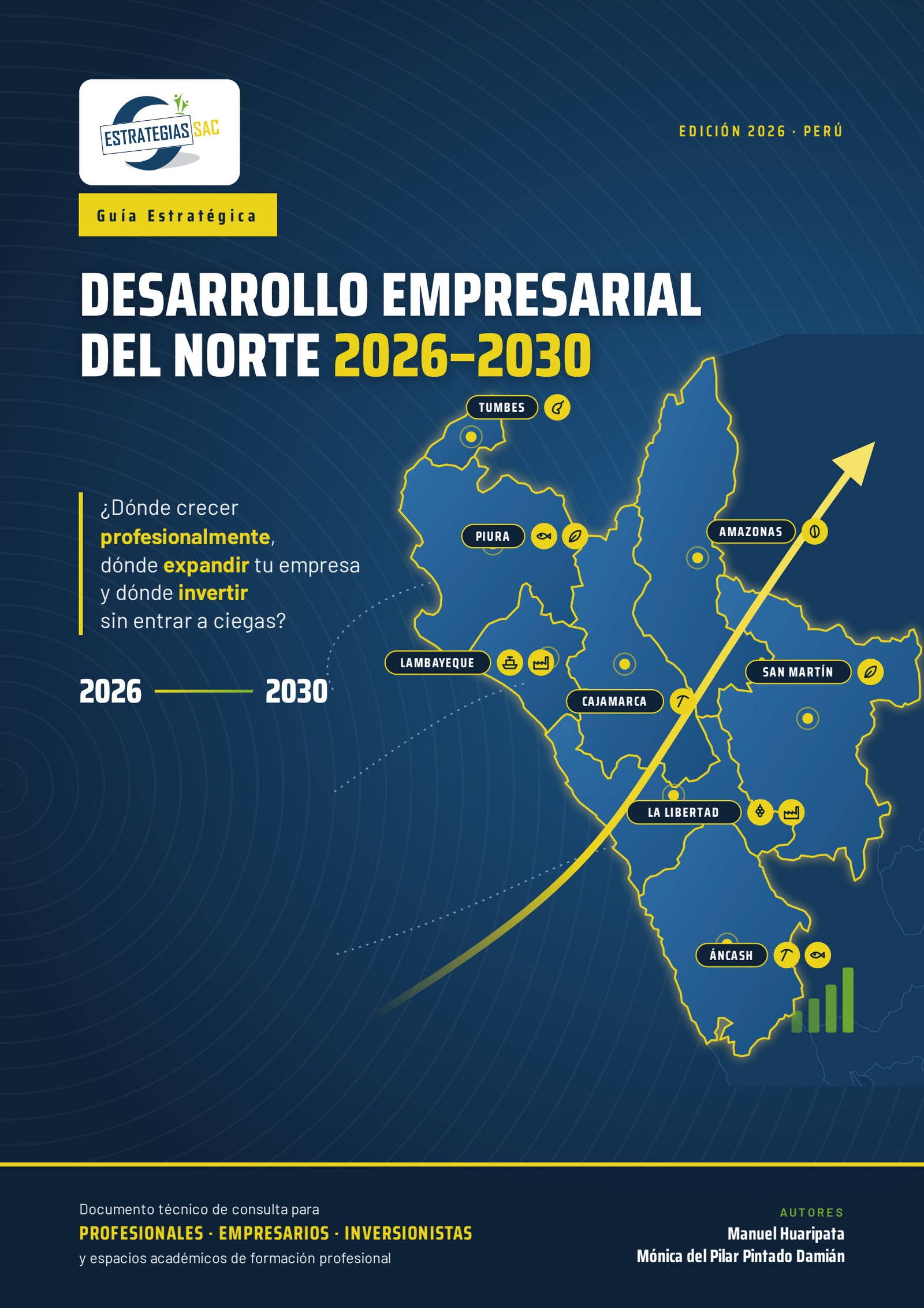 Portada de la Guía Estratégica Desarrollo Empresarial del Norte 2026–2030
