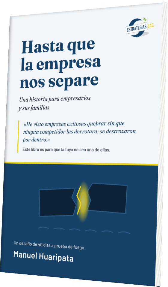 Portada del libro Hasta que la empresa nos separe, de Manuel Huaripata